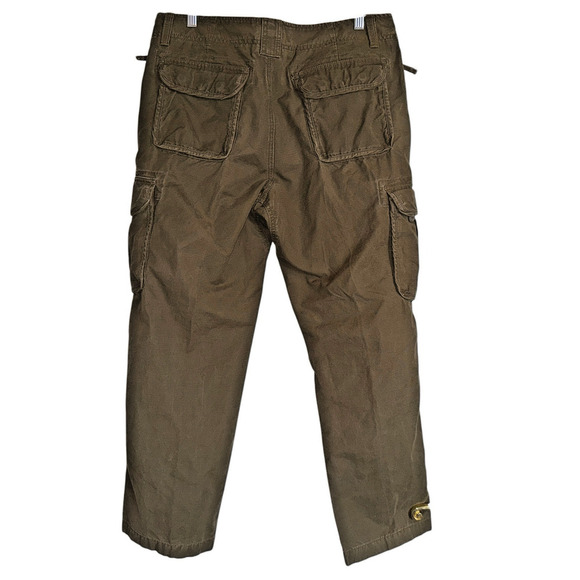 LLBean Sz 34x30 Natural Fit Cargo Pants Cabincore Outdoor Heritage Classic - Picture 8 of 12